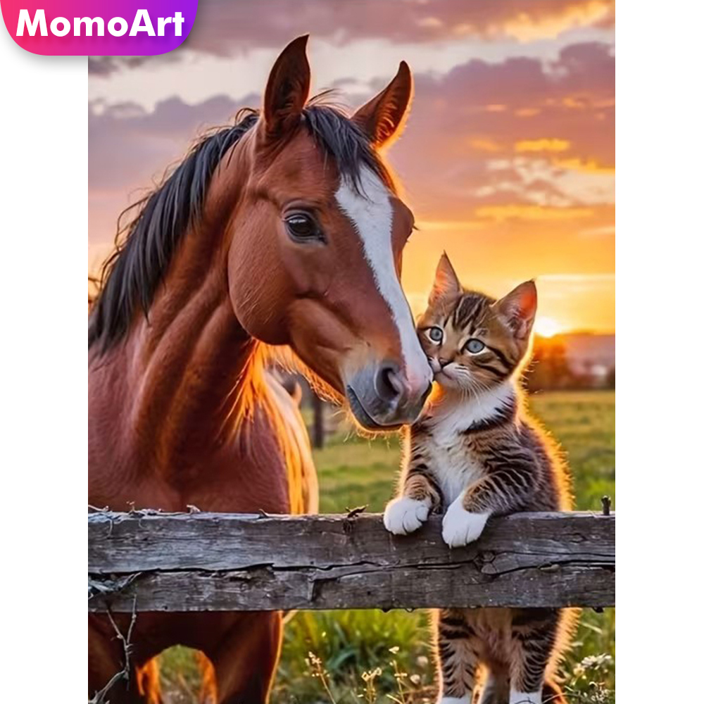 Momoart Diamond Mosaic Horse A - Embroidery Horse recension och pris
