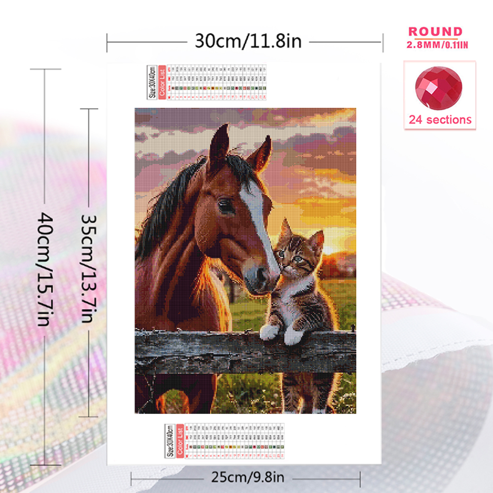 Momoart Diamond Mosaic Horse A - Embroidery Horse recension och pris