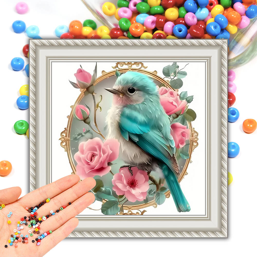 DIY Beads Embroidery Kit Hummi - Printed Embroidery Kit recension och pris