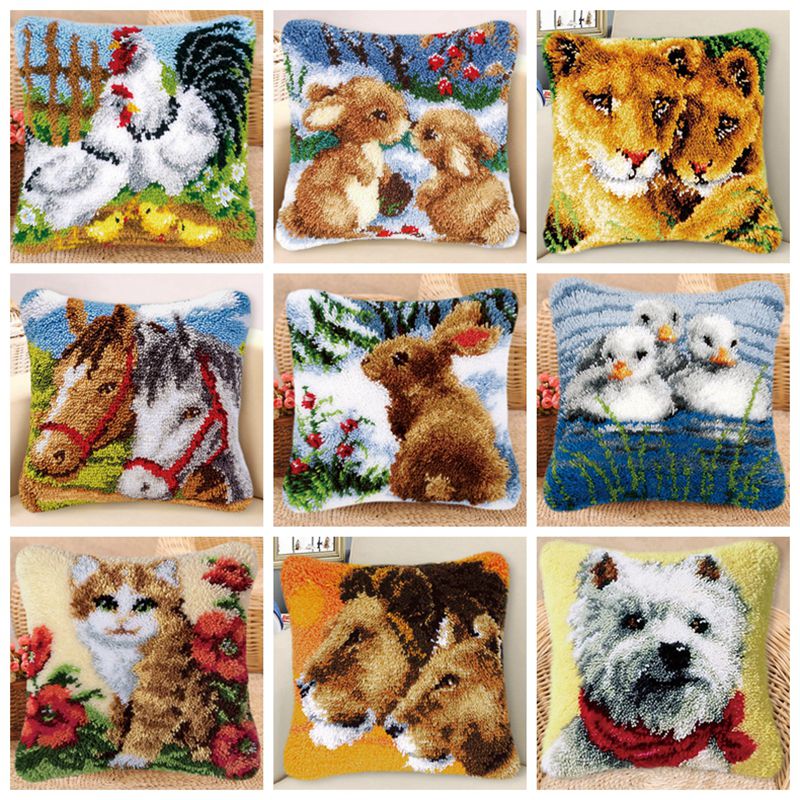 Rabbit Horse Latch Hook Kits S - Embroidery Horse recension och pris
