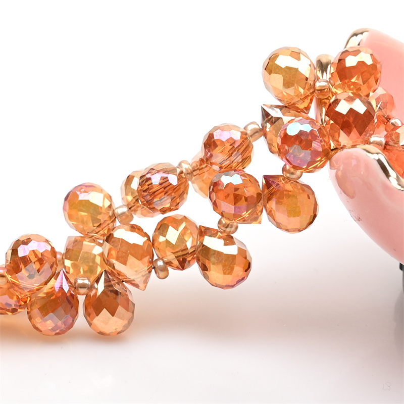 10*8mm Czech Crystal Waterdrop - Embroidery Glass Beads recension och pris