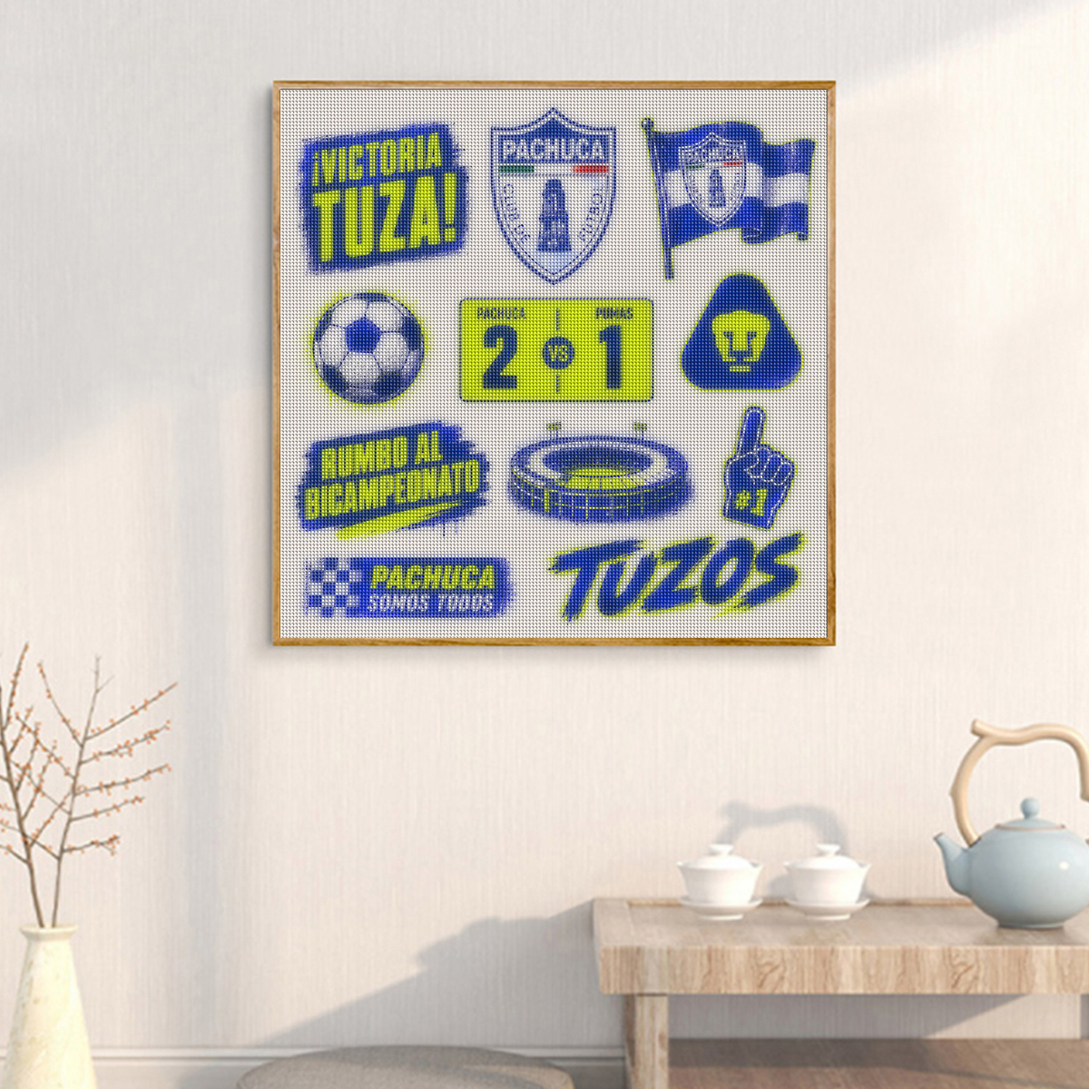Maxico Football Diamond Painti - Embroidery Ideas For Bags recension och pris