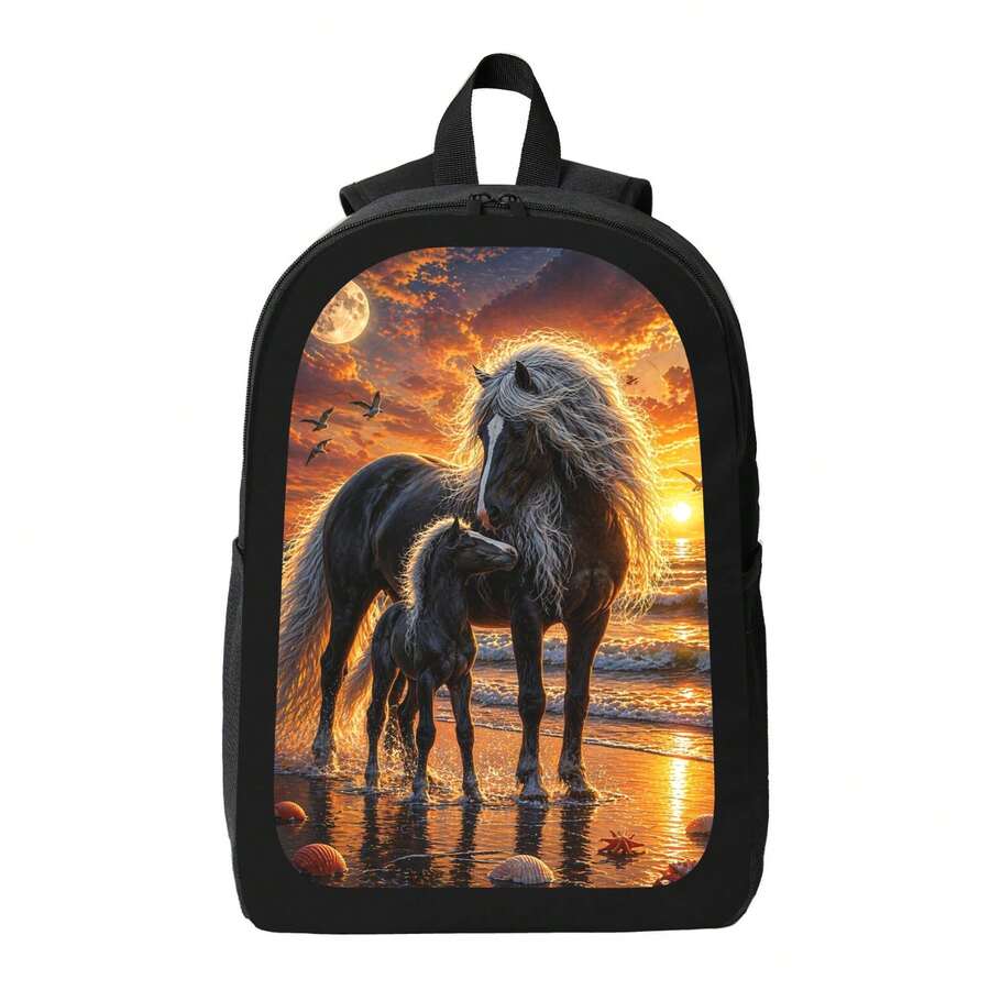 Dreamy Horse Sunset Print Back - Embroidery Horse recension och pris