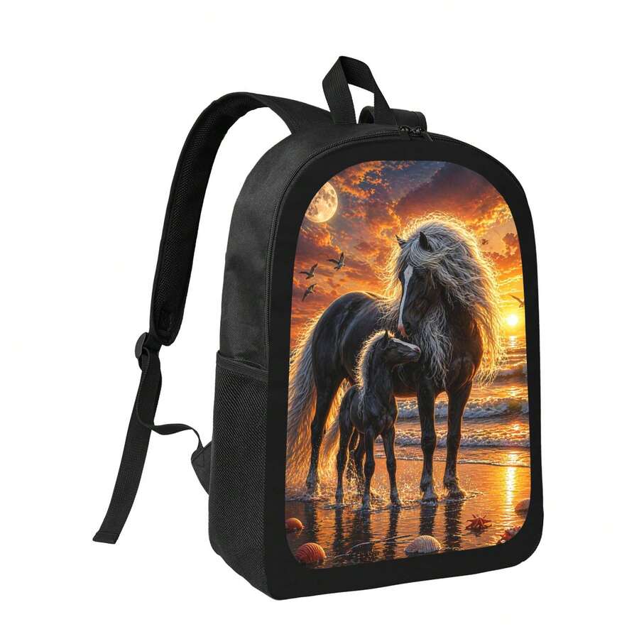Dreamy Horse Sunset Print Back - Embroidery Horse recension och pris
