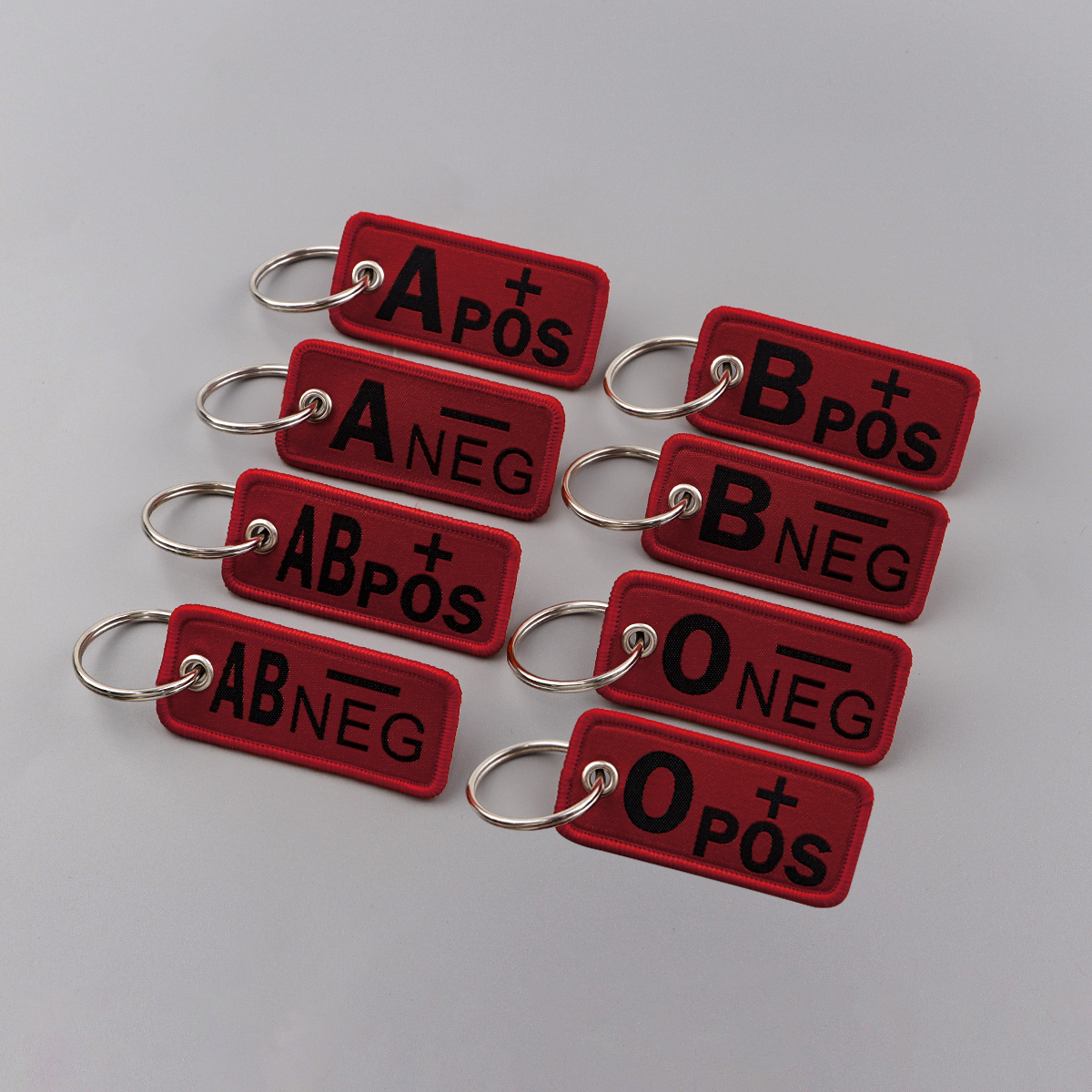 Blood Type Embroidery Key Fobs - Embroidery Fonts recension och pris