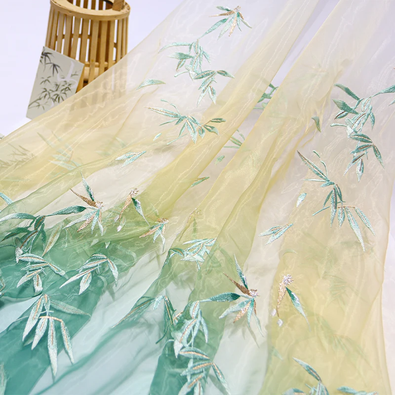 Bamboo Embroidered Organza Fab - Embroidery Horse recension och pris