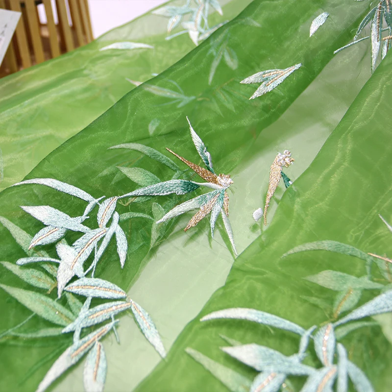 Bamboo Embroidered Organza Fab - Embroidery Horse recension och pris