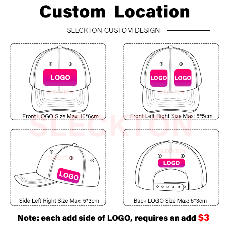 SLECKTON Logo Custom Baseball  - Embroidery Design Logo recension och pris
