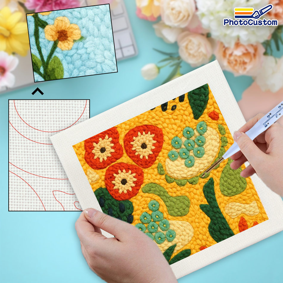 PhotoCustom Hedgehog Diy Needl - Embroidery Ideas For Bags recension och pris