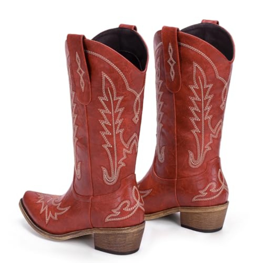 Rivalran Cowboy Boots for Wome - Embroidery On Leather recension och pris