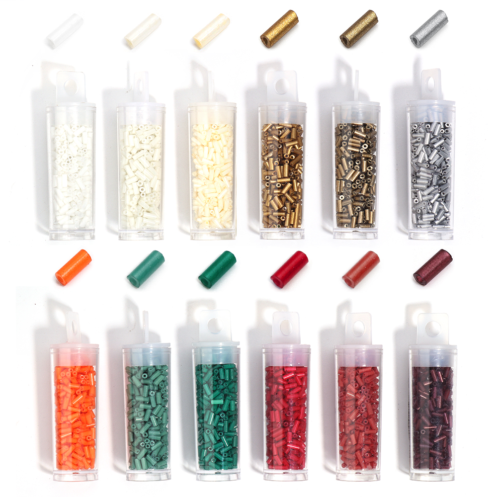 340/1700pcs 4mm Length Tupe Sh - Embroidery Glass Beads recension och pris