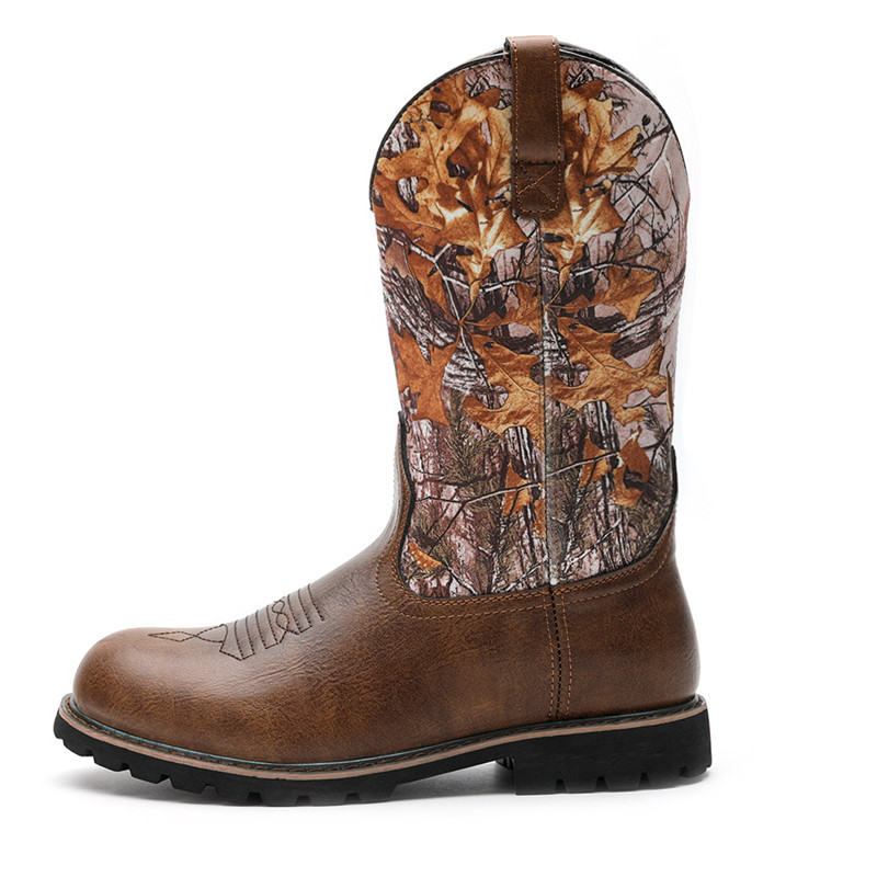 Men's Boots Classic Handmade E - Embroidery On Leather recension och pris