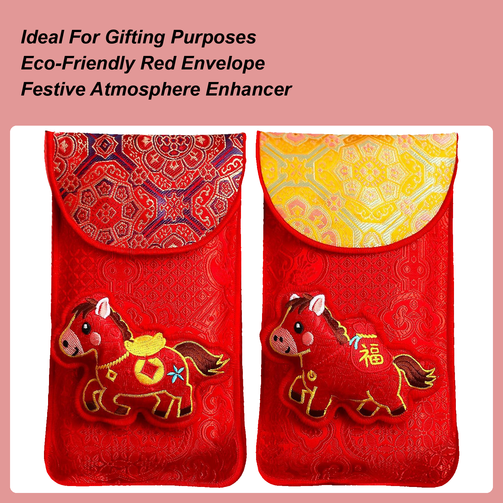 Year Of The Horse Embroidered  - Embroidery Horse recension och pris