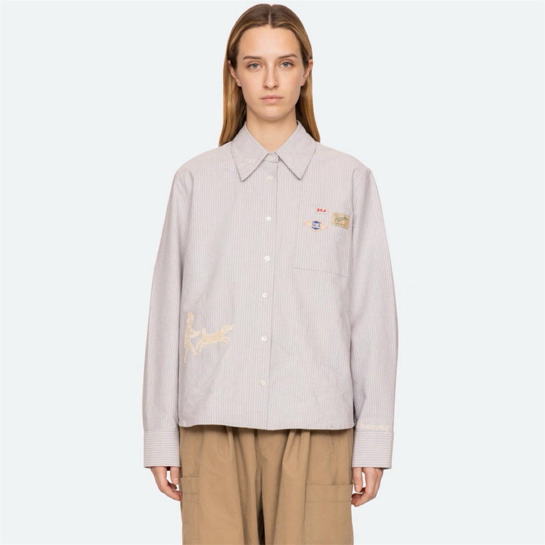 New York Striped Shirt Autumn  - Embroidery York recension och pris