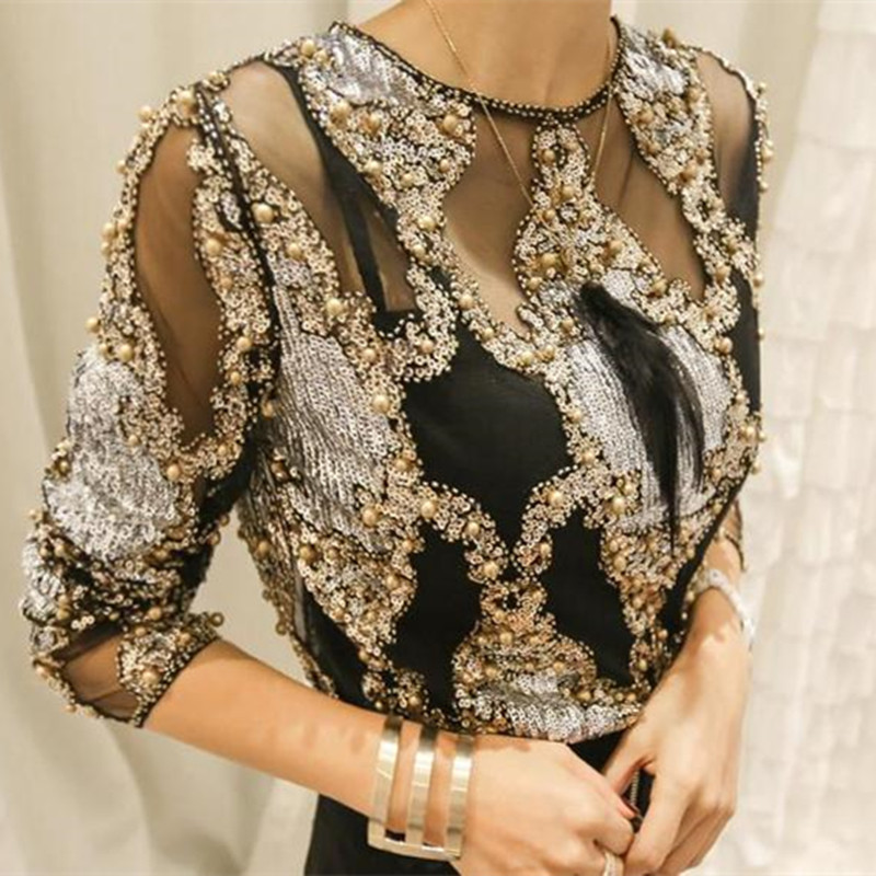 Sidaimi Luxury Women Crystal S - Embroidery Glass Beads recension och pris