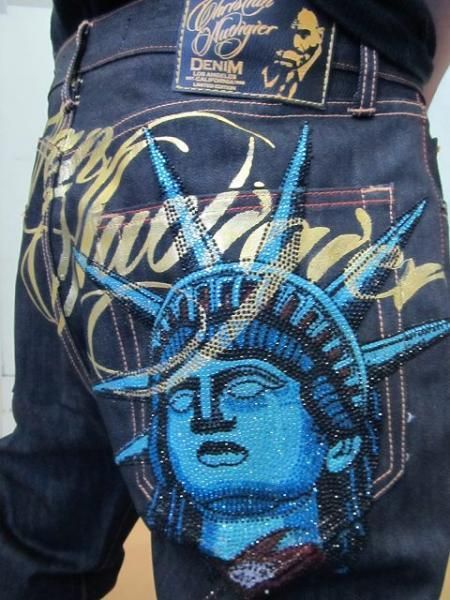 Vintage Statue of Liberty Diam - Embroidery Jeans Sakura recension och pris