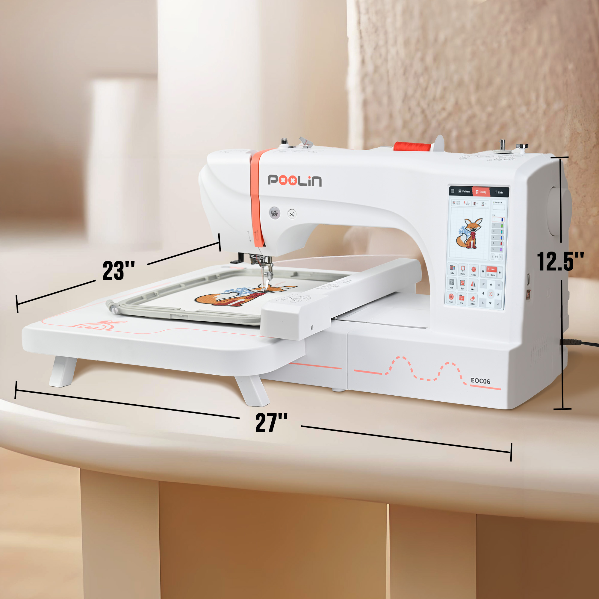 EOC06 PooLin China Hot Sale Co - Embroidery Machine China recension och pris