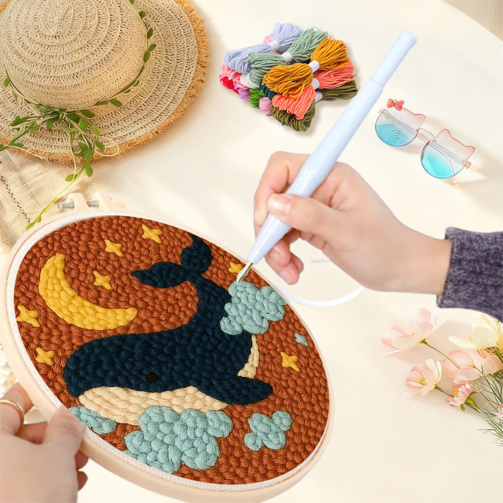 20x20cm Frame Punch Needle Kit - Embroidery Ideas For Bags recension och pris