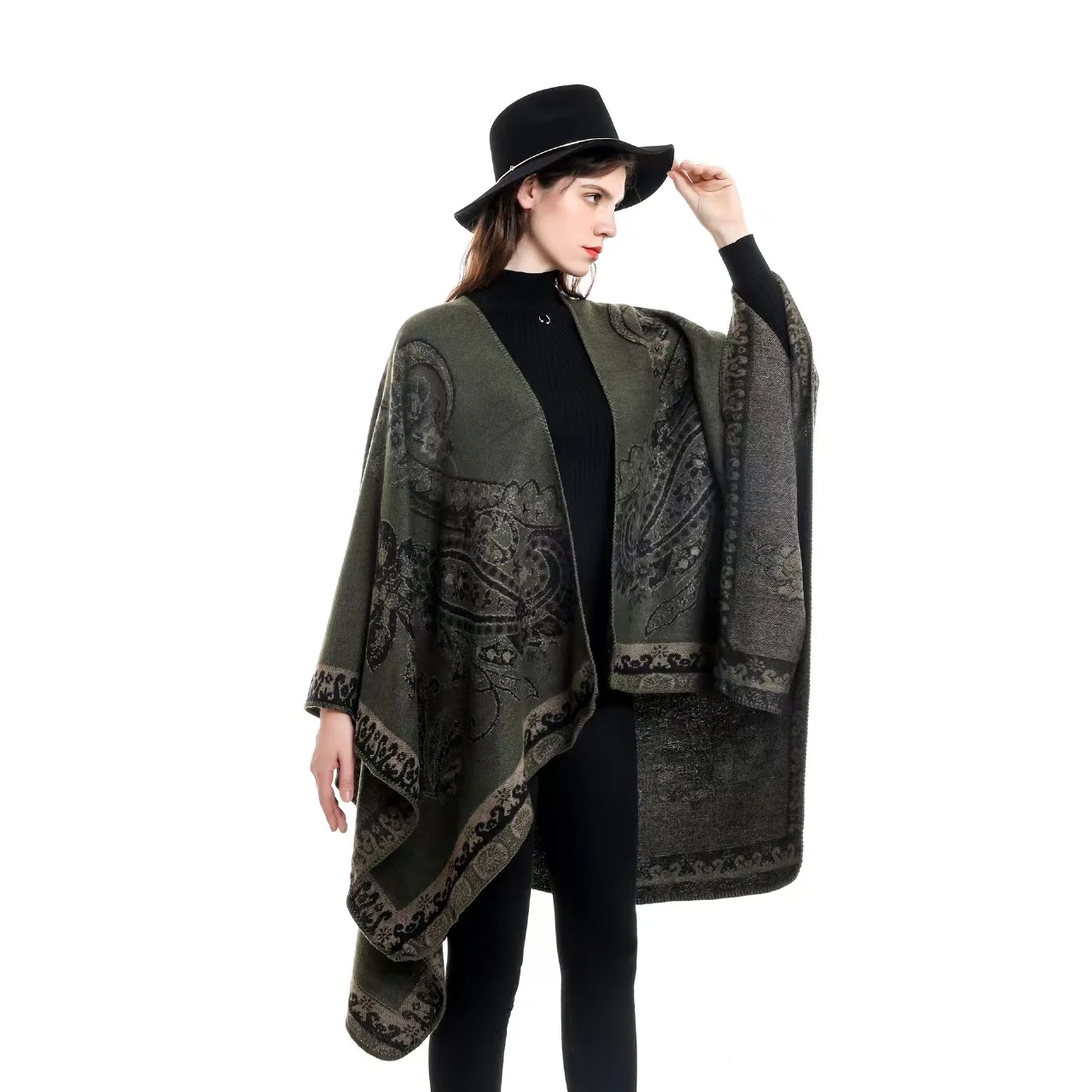 Patterned Faux Cashmere Warm S - Embroidery X Pattern recension och pris