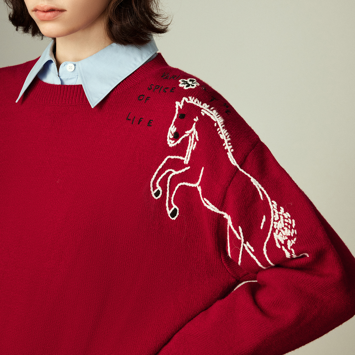 TOYOUTH Women's Arctic Fleece  - Embroidery Horse recension och pris