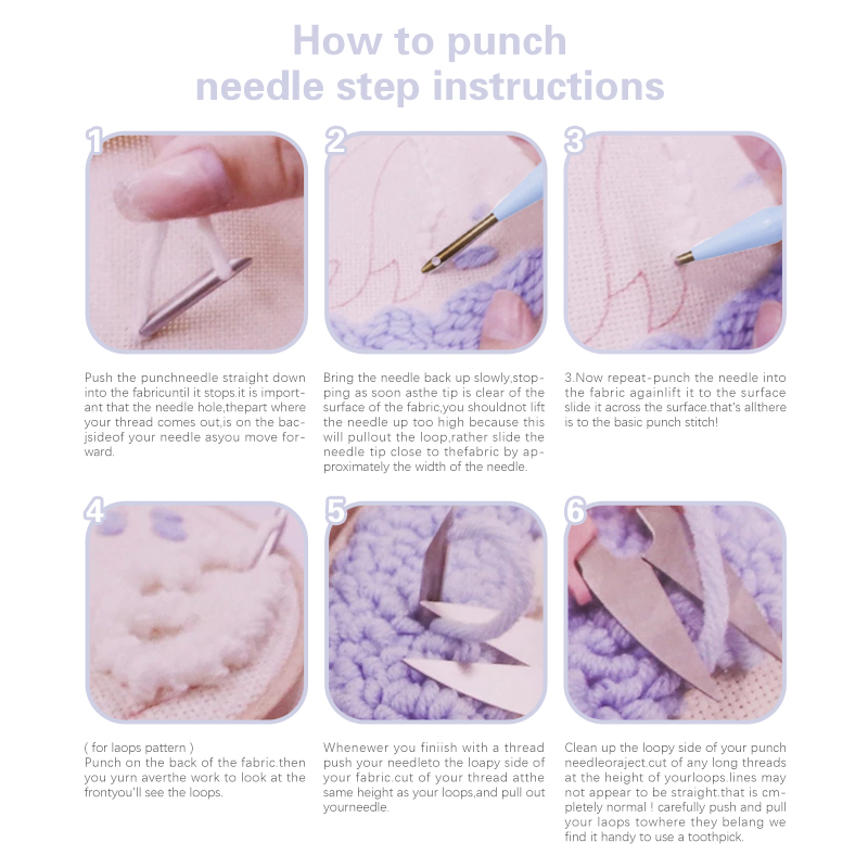Hedgehog pattern Punch Needle  - Embroidery Ideas For Bags recension och pris