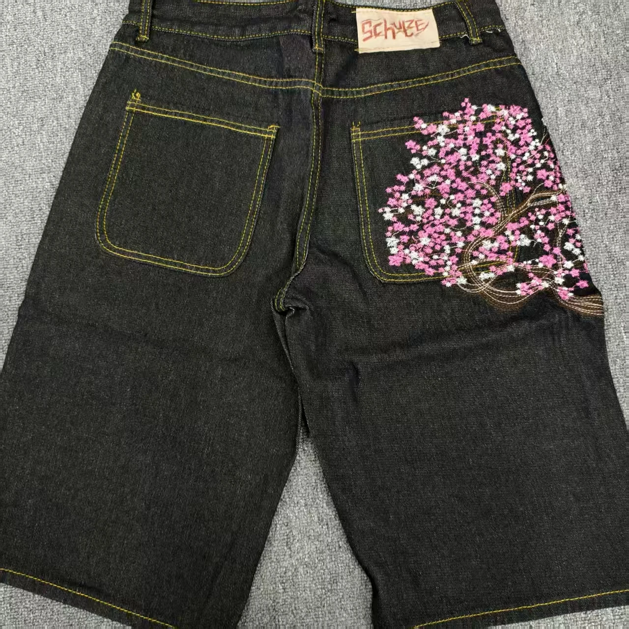 Sakura Pocket Embroidery Fashi - Embroidery Jeans Sakura recension och pris