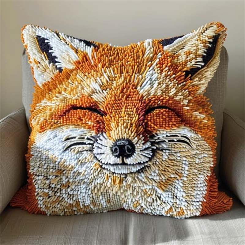 Animal Latch Hook Kit Cute Kno - Printed Embroidery Kit recension och pris