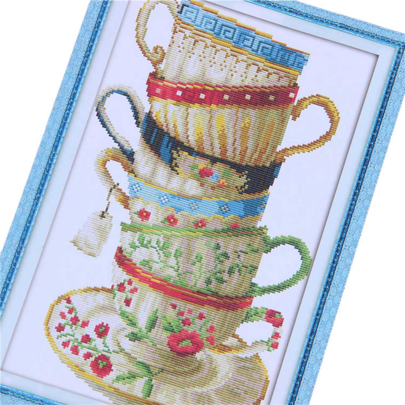 2X DIY Handmade Needlework Cro - Embroidery X Pattern recension och pris