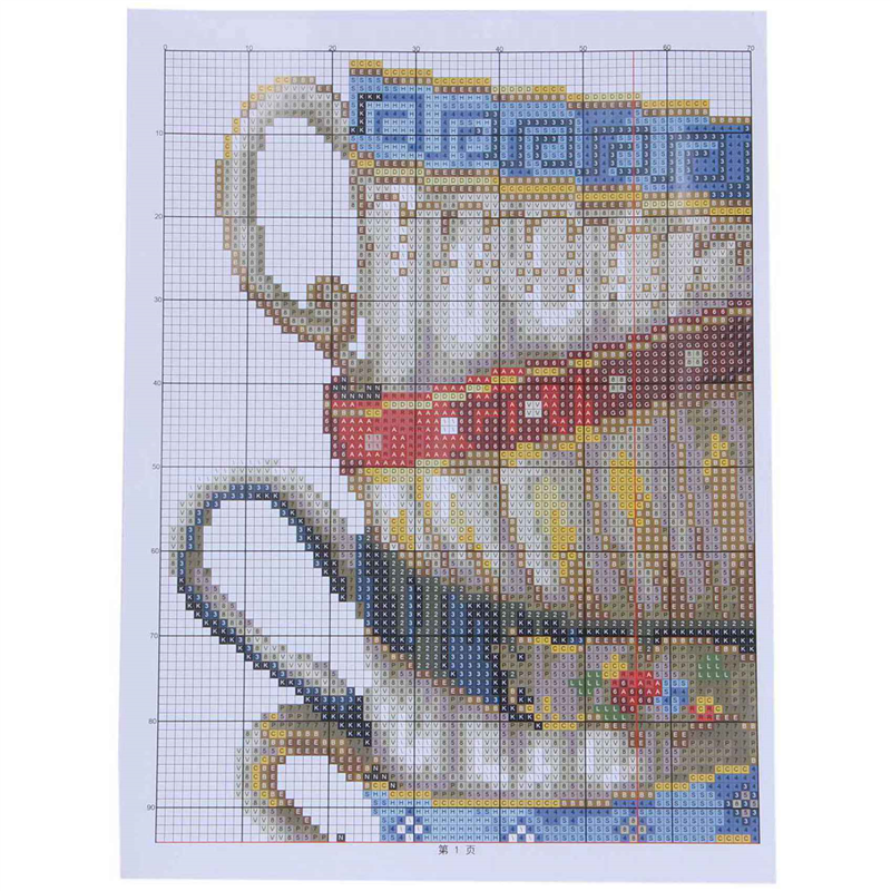 2X DIY Handmade Needlework Cro - Embroidery X Pattern recension och pris
