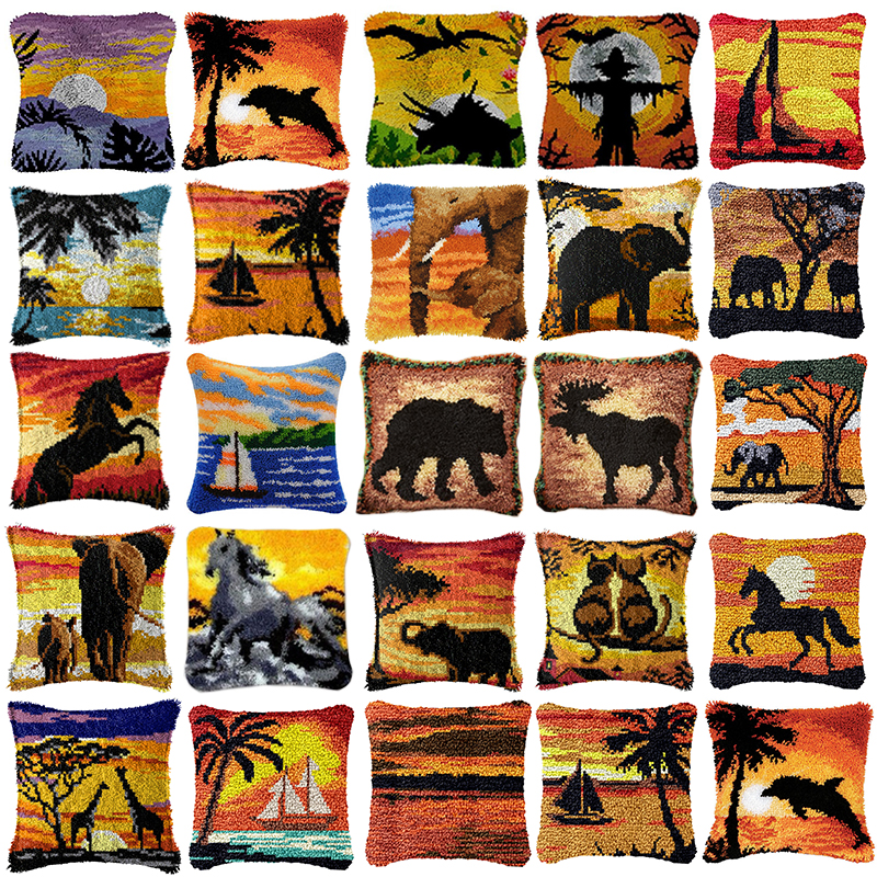 Elephant Horse Animal Latch Ho - Embroidery Horse recension och pris
