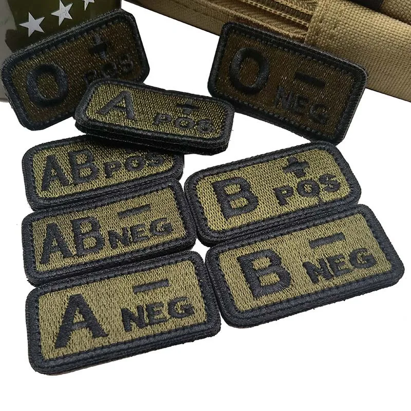 2.5*5CM,A B AB O POS-NEG Blood - Embroidery Fonts recension och pris