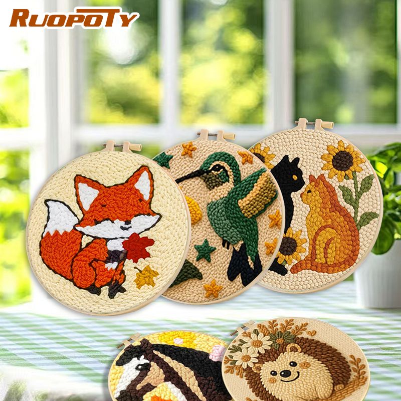 RUOPOTY Sparrow Diy Needle Pun - Embroidery Ideas For Bags recension och pris