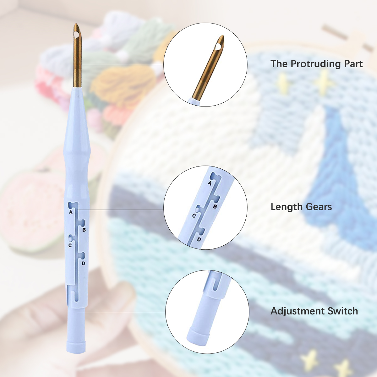 RUOPOTY Sparrow Diy Needle Pun - Embroidery Ideas For Bags recension och pris