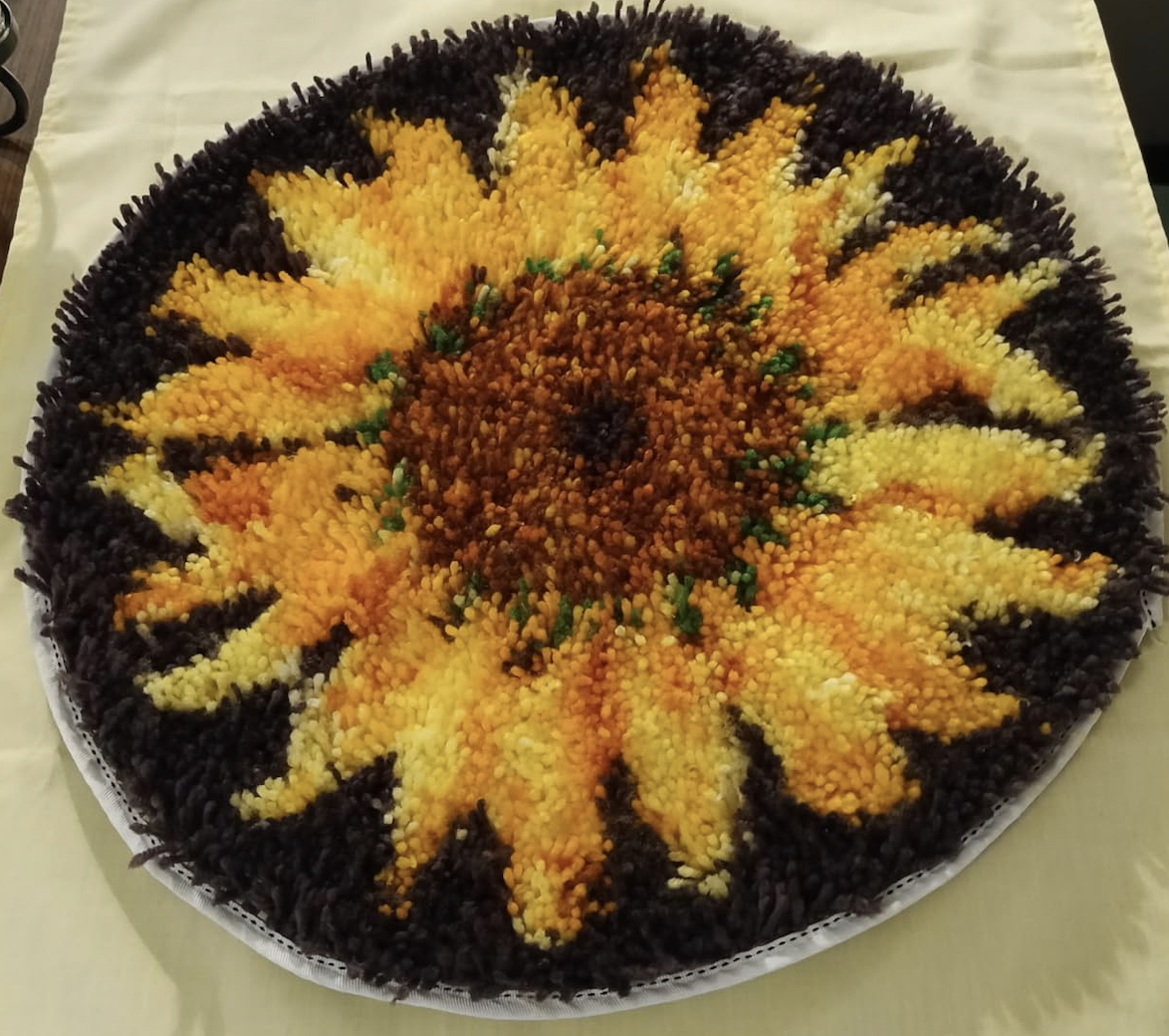 Latch Hook Rug Kit, Sunflower  - Embroidery X Pattern recension och pris