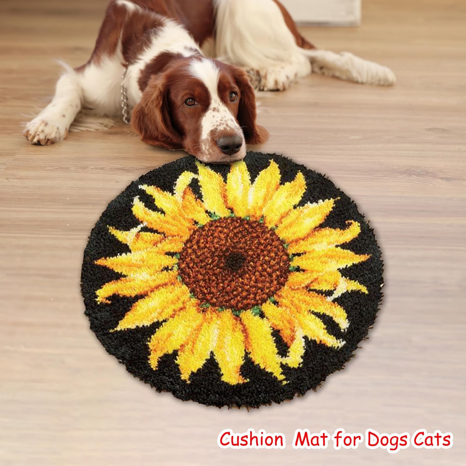 Latch Hook Rug Kit, Sunflower  - Embroidery X Pattern recension och pris