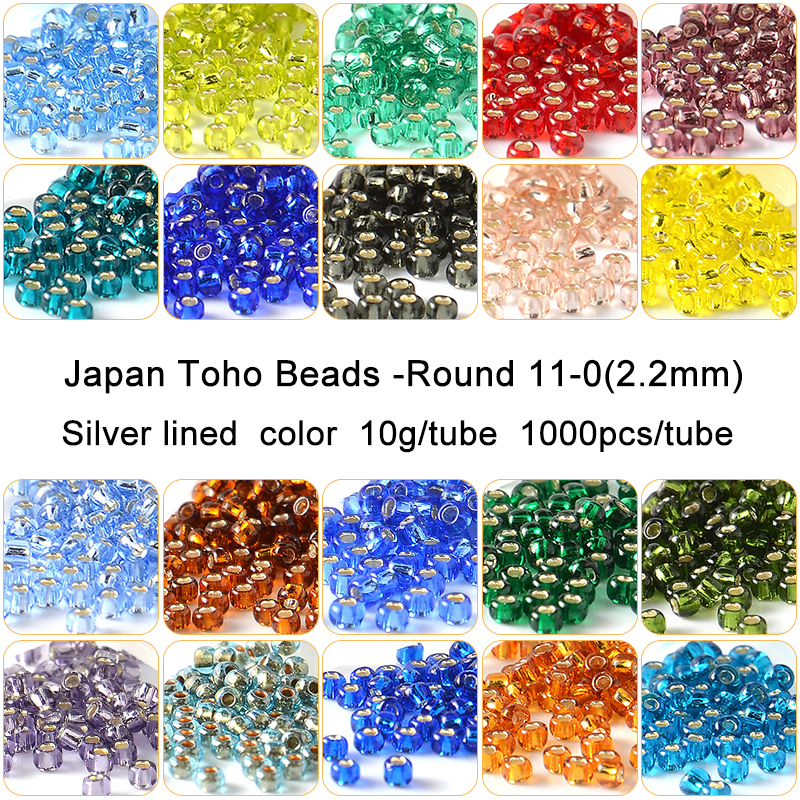 1000pcs 11/0 TOHO Round Beads  - Embroidery Glass Beads recension och pris