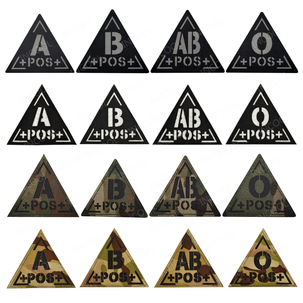 Blood Type Reflective Patches  - Embroidery Fonts recension och pris