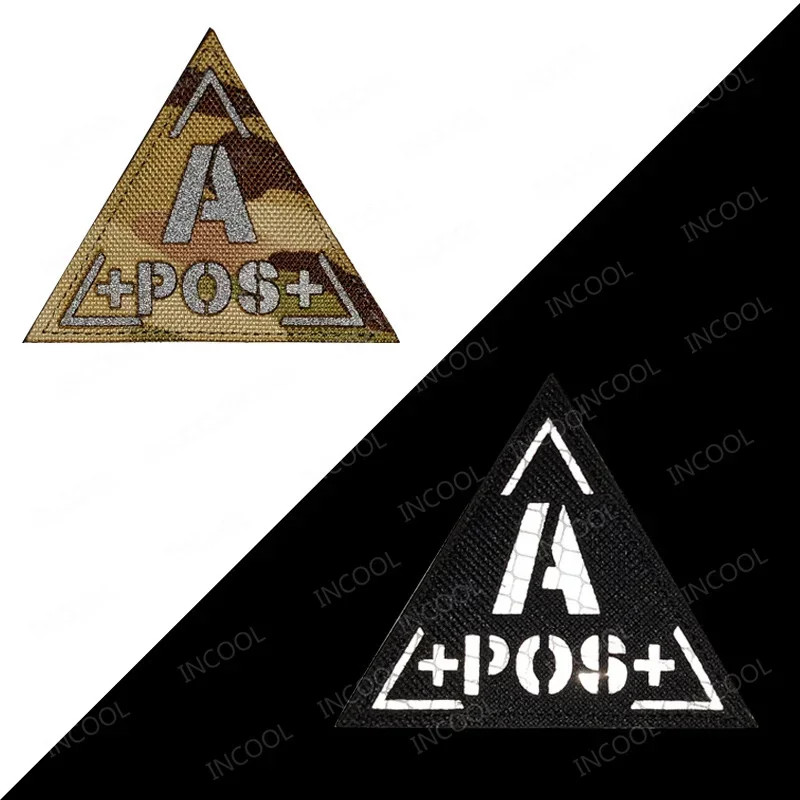 Blood Type Reflective Patches  - Embroidery Fonts recension och pris