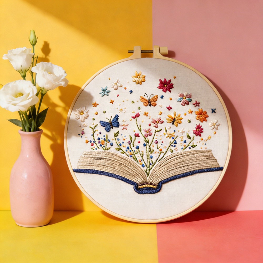 Embroidery Flower DIY Cross St - Embroidery Ideas For Bags recension och pris