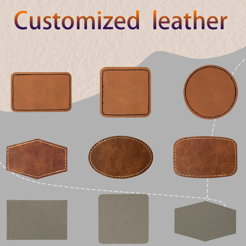 10 Pcs Custom Printed Logo DIY - Embroidery On Leather recension och pris