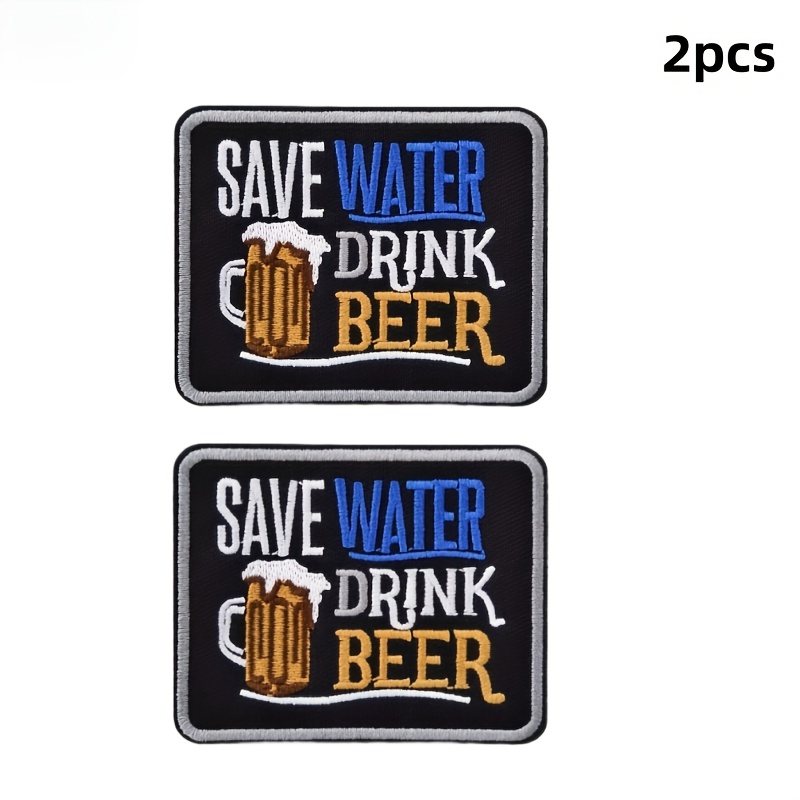 2pcs of Water-saving Beer Embr - Embroidery Font Free recension och pris
