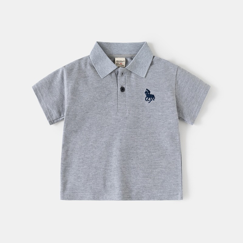 HoneyCherry Boys Polo Shirt Sh - Embroidery Design Logo recension och pris