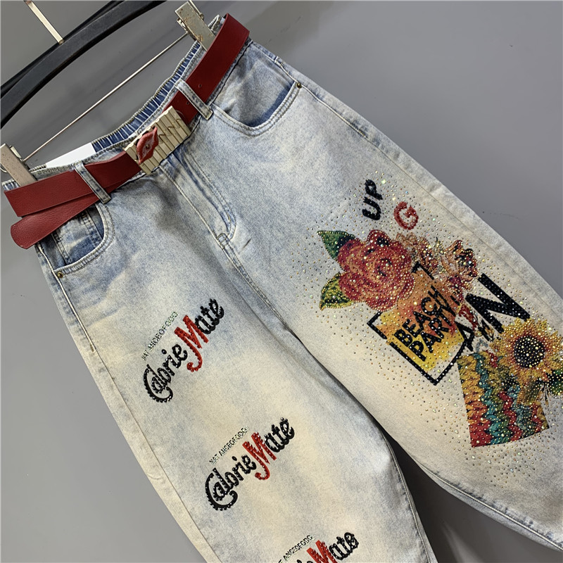 High Waisted Jeans 2023 Spring - Embroidery Jeans Sakura recension och pris