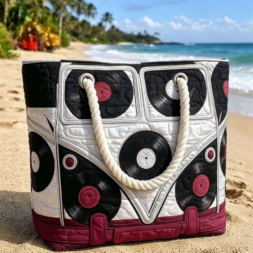 Women's Quilted Handbag, Light - Embroidery X Pattern recension och pris