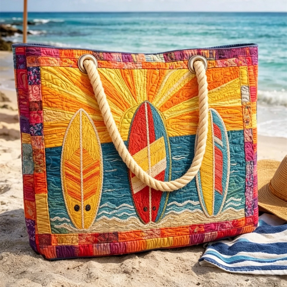 Women's Quilted Handbag, Light - Embroidery X Pattern recension och pris