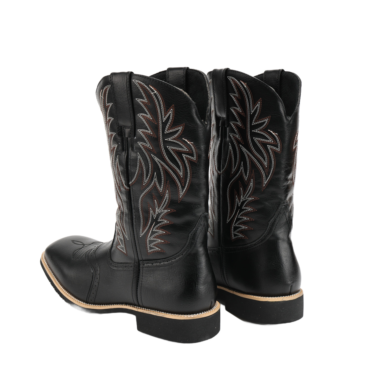 Men Cowboy Boots Embroidery We - Embroidery On Leather recension och pris